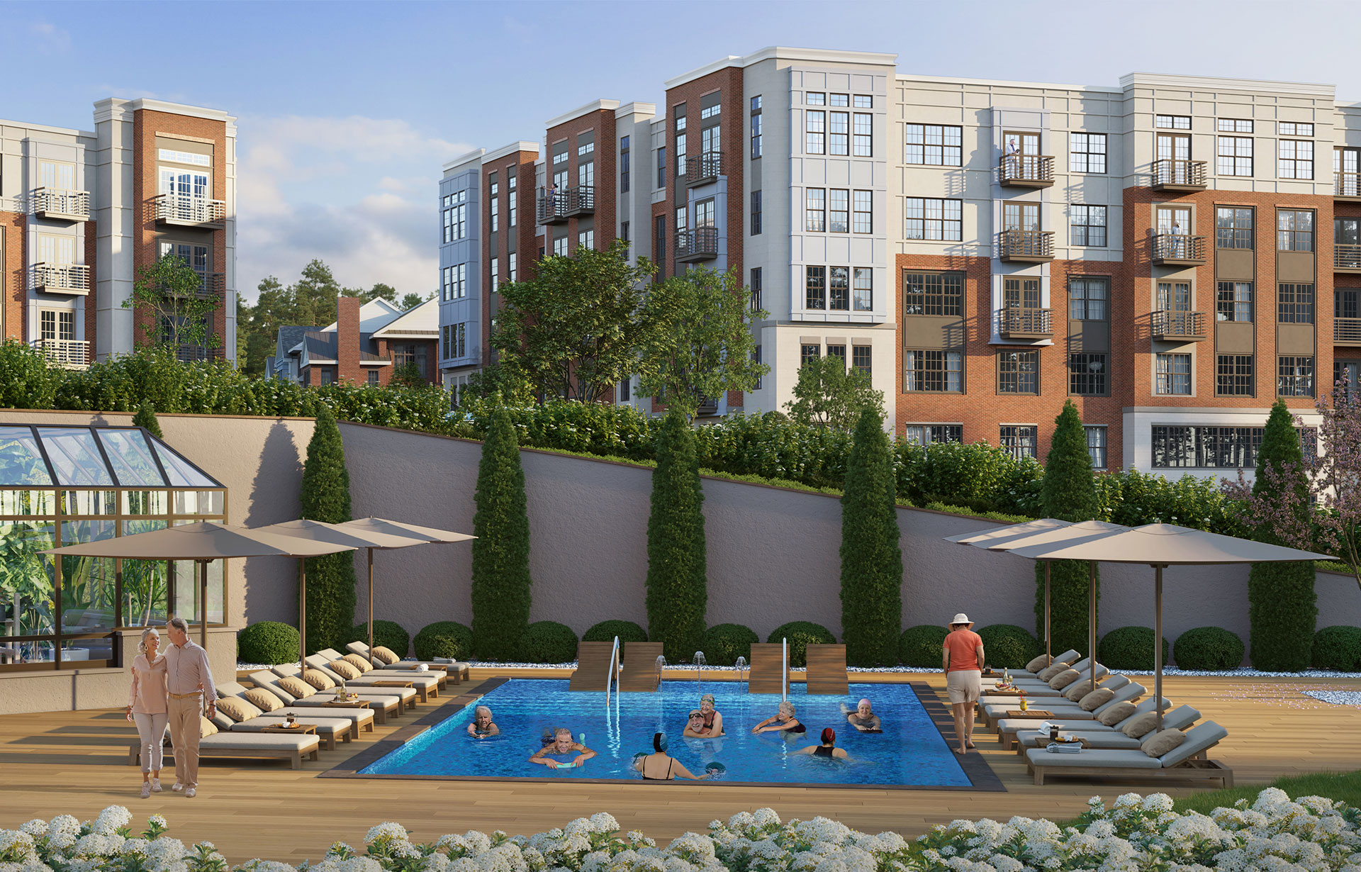 pool rendering